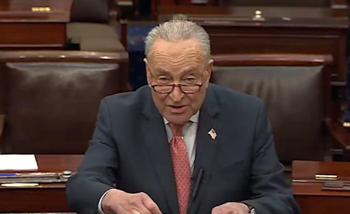 A group of Senate Democrats Cavera without spin and pathetically in Trump