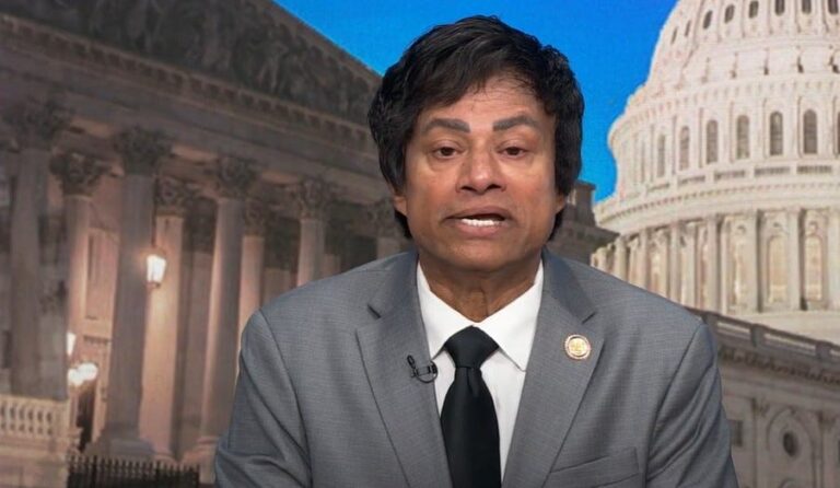 The representative Shri Thanedar introduces indictment articles against Donald Trump