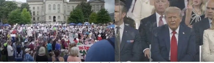 The No Kings protest was the biggest in American history and it will end Trump
