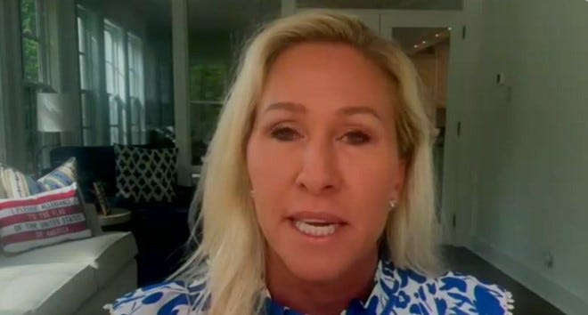 Marjorie Taylor Greene calls for using the 25th Amendment against Trump